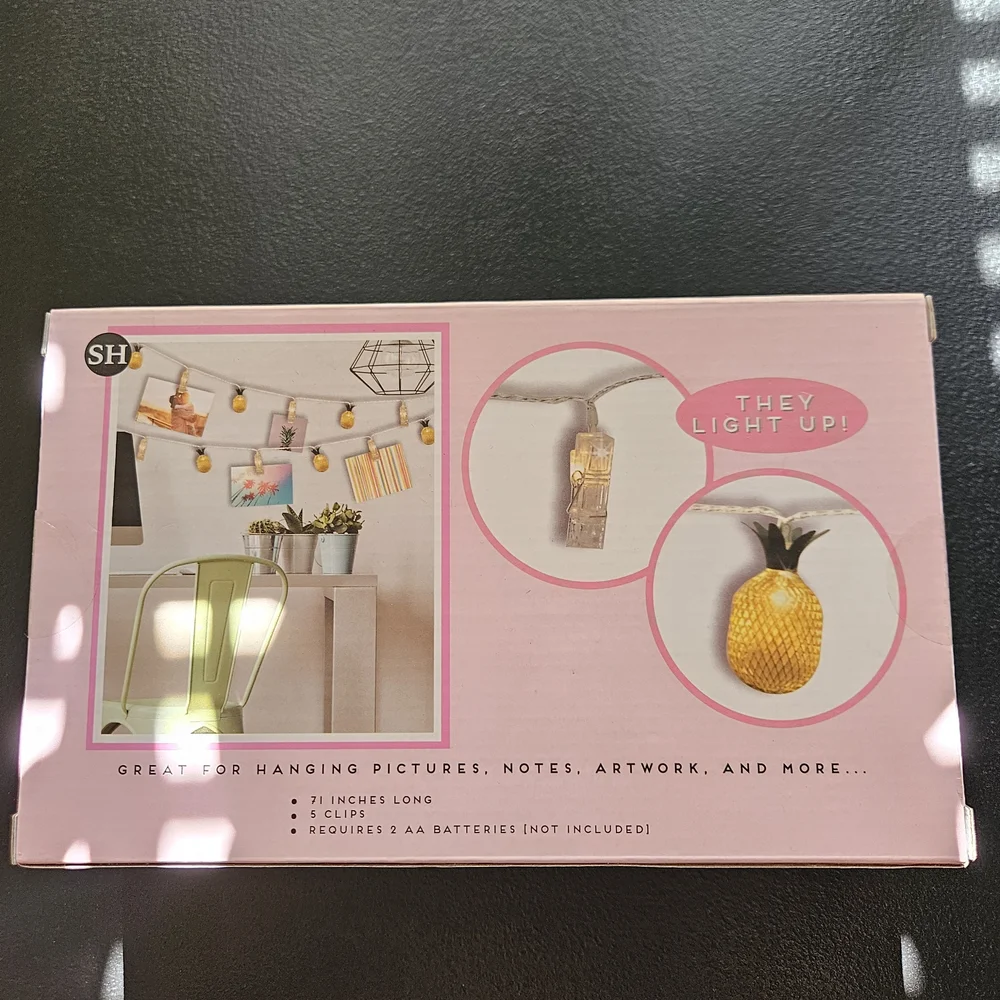 Tropical Pineapple String Lights
